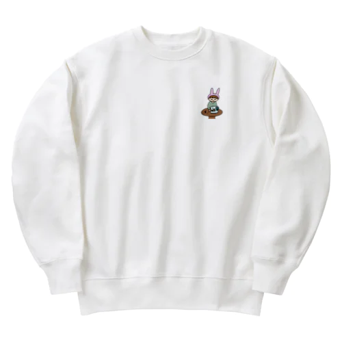 ミシンうさんこ Heavyweight Crew Neck Sweatshirt