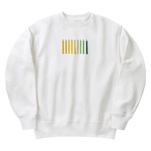 いろえんぴつ　ミモザの色 Heavyweight Crew Neck Sweatshirt