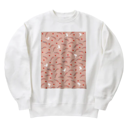 鮭酒いくら Heavyweight Crew Neck Sweatshirt