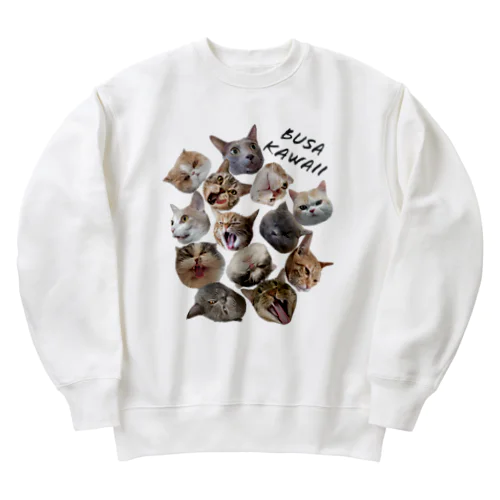 元祖 BUSAKAWAII Heavyweight Crew Neck Sweatshirt