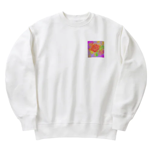 レインボーローズ Heavyweight Crew Neck Sweatshirt