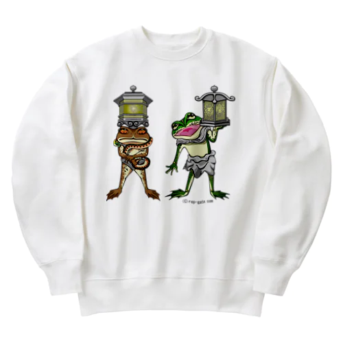 龍燈鬼・天燈鬼コンビプリント Heavyweight Crew Neck Sweatshirt