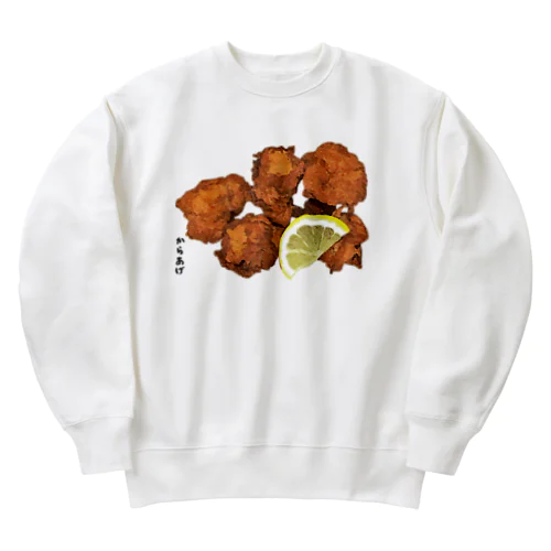 鶏の唐揚げ（ザンギ）_221016 Heavyweight Crew Neck Sweatshirt