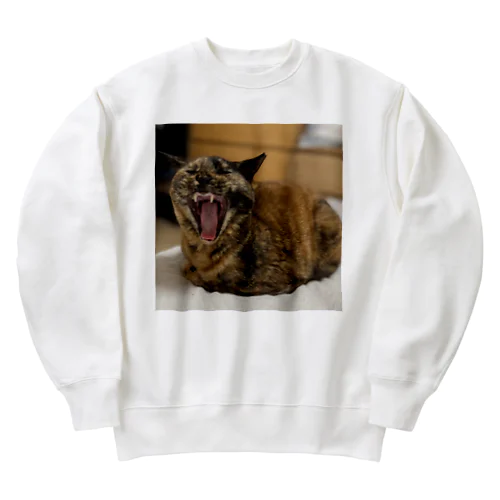 あくびなビビ Heavyweight Crew Neck Sweatshirt