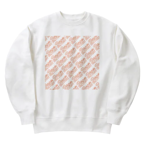 Orange LOGO Heavyweight Crew Neck Sweatshirt