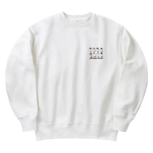 いろんなジャックラッセルさん Heavyweight Crew Neck Sweatshirt