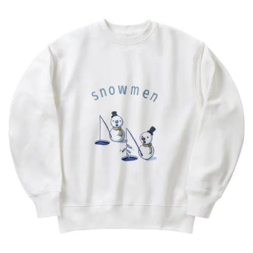 snowmen Heavyweight Crew Neck Sweatshirt