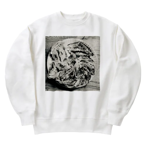 妻のギョウザ Heavyweight Crew Neck Sweatshirt