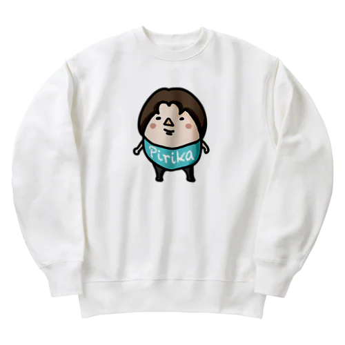 ゆめぴりか_チャリ旅グッズ Heavyweight Crew Neck Sweatshirt