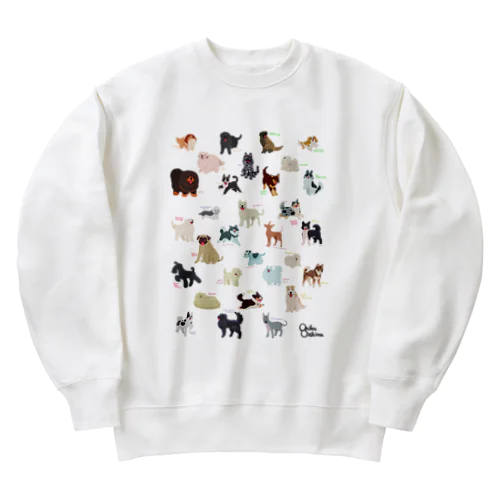 いろんないぬ Heavyweight Crew Neck Sweatshirt