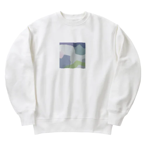 rainy garden Heavyweight Crew Neck Sweatshirt