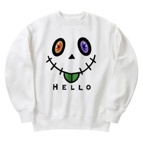 Hello!! Halloween Heavyweight Crew Neck Sweatshirt