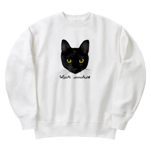 ブラックスモークタビー Heavyweight Crew Neck Sweatshirt