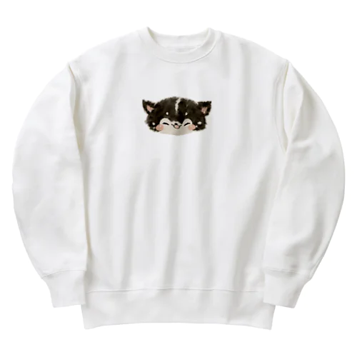 にこ陸くん Heavyweight Crew Neck Sweatshirt