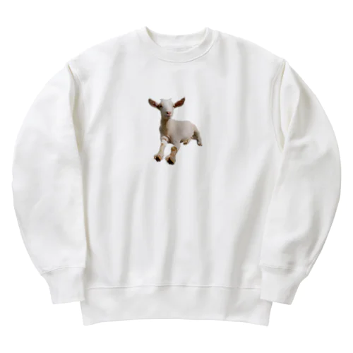 ほほえみのこやぎ Heavyweight Crew Neck Sweatshirt