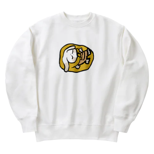 リスコーン星人　おやすみ Heavyweight Crew Neck Sweatshirt