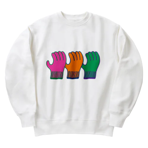 イケイケ軍手 Heavyweight Crew Neck Sweatshirt