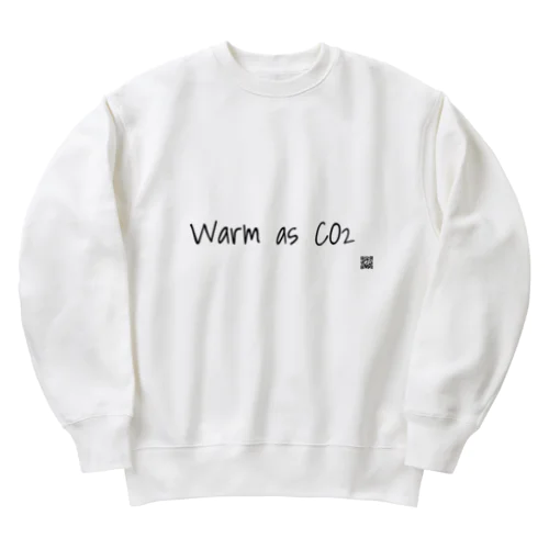 Warm as CO₂ Heavyweight Crew Neck Sweatshirt