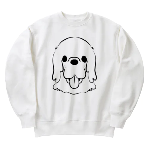 ゴールデンレトリバーロゴマーク Heavyweight Crew Neck Sweatshirt