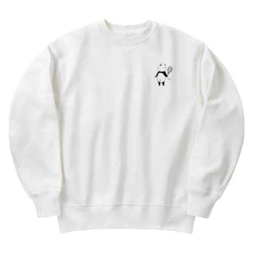 テニスぱんだくん Heavyweight Crew Neck Sweatshirt