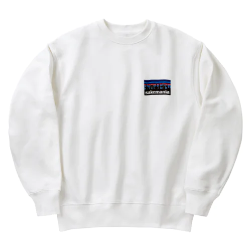 酒マニア ロゴ胸ワンポイント Heavyweight Crew Neck Sweatshirt