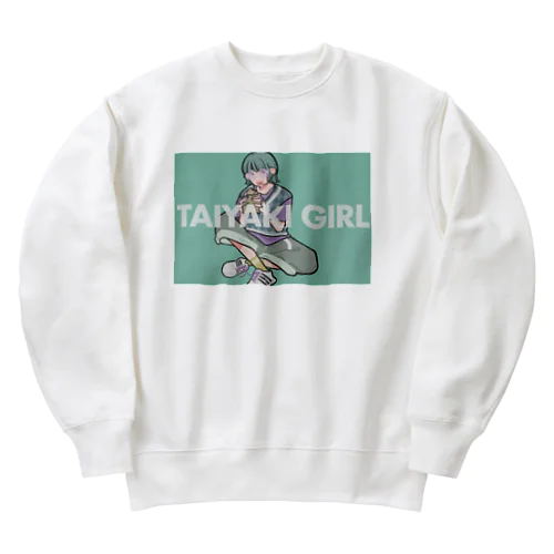 たいやき Heavyweight Crew Neck Sweatshirt