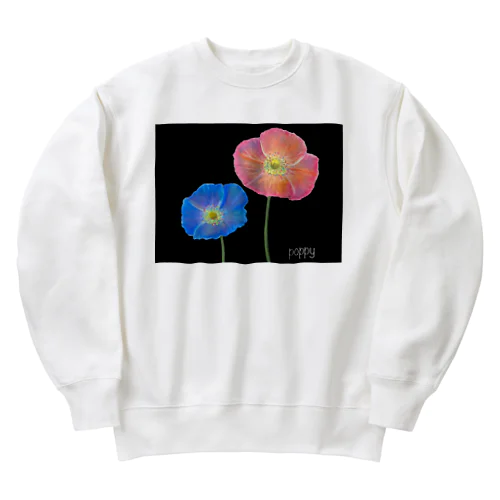 夢のポピー Heavyweight Crew Neck Sweatshirt