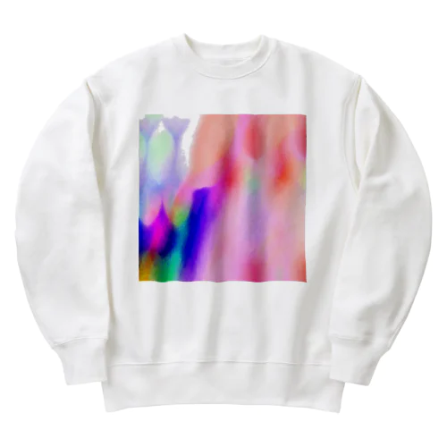 『揺らめく雲,抱いた空』 Heavyweight Crew Neck Sweatshirt