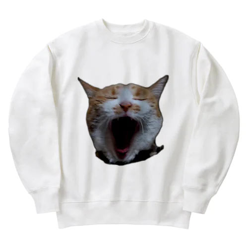 来ましたウザいやつ　あくび3 Heavyweight Crew Neck Sweatshirt