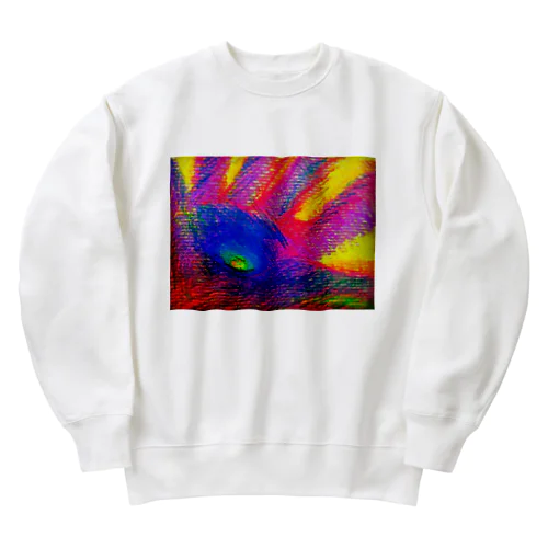 クレヨン　カラフルアート Heavyweight Crew Neck Sweatshirt