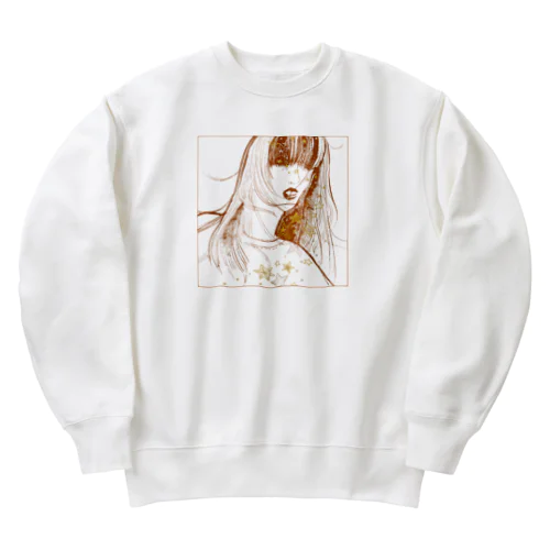 red head Heavyweight Crew Neck Sweatshirt