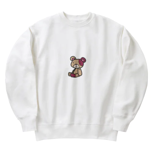 「ぬ」ぬいぐるみ Heavyweight Crew Neck Sweatshirt