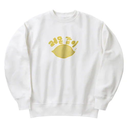 韓国レモンちゃん Heavyweight Crew Neck Sweatshirt