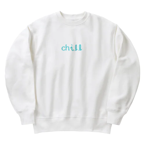 chillな日常を楽しむ。みずいろ Heavyweight Crew Neck Sweatshirt