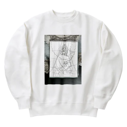 プリンセスみかちゃんの大冒険2D Heavyweight Crew Neck Sweatshirt