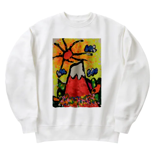 HIROSHIの赤富士 Heavyweight Crew Neck Sweatshirt