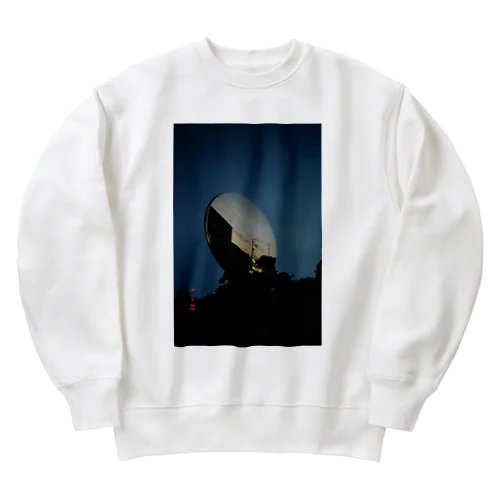 秋の夜を映し出す芸術ミラー Heavyweight Crew Neck Sweatshirt