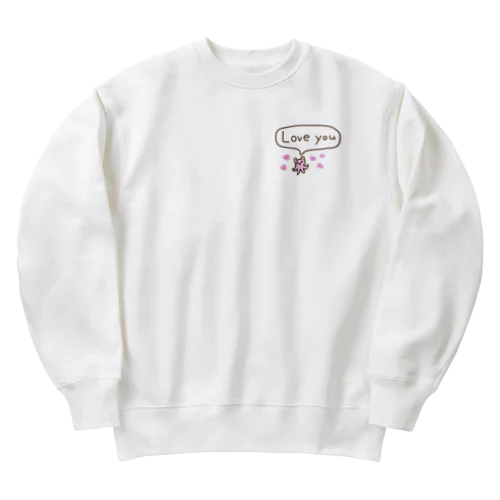 Love you Heavyweight Crew Neck Sweatshirt