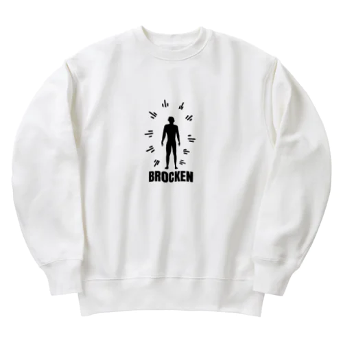 ブロッケン現象。 Heavyweight Crew Neck Sweatshirt