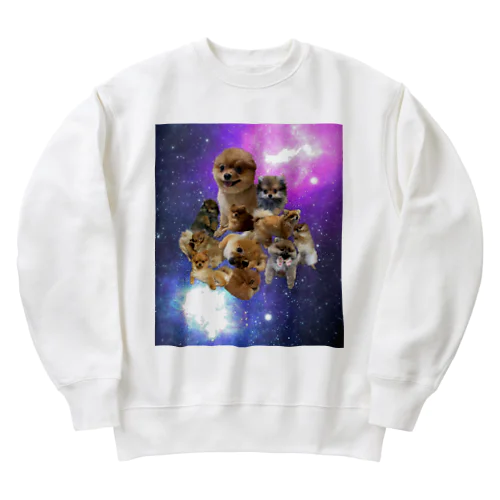 宇宙犬 Heavyweight Crew Neck Sweatshirt