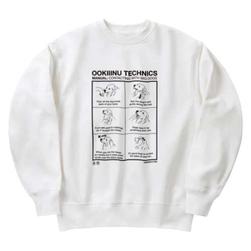 OOKIIINU TECHNICS Heavyweight Crew Neck Sweatshirt