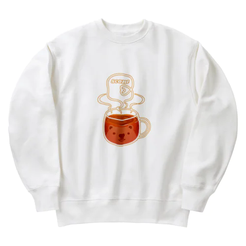 のぞクマグ：紅茶Ver. Heavyweight Crew Neck Sweatshirt