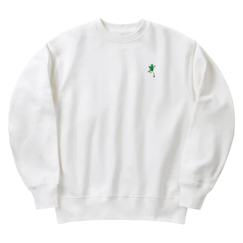 ネギロール　（バンガロール×長ねぎ） Heavyweight Crew Neck Sweatshirt