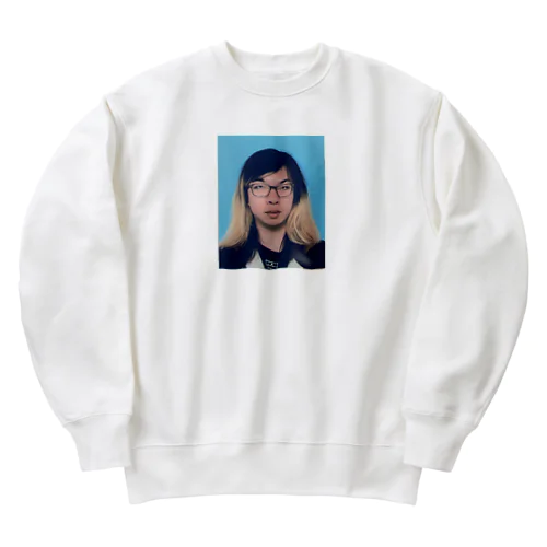 一条の2番目の免許証写真 Heavyweight Crew Neck Sweatshirt