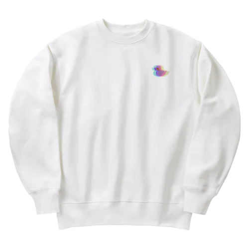 三原色アヒル Heavyweight Crew Neck Sweatshirt