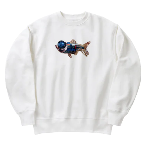 新械生物キンメダイ Heavyweight Crew Neck Sweatshirt