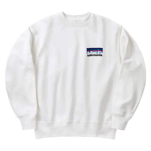 酒マニア ロゴ胸ワンポイント Heavyweight Crew Neck Sweatshirt