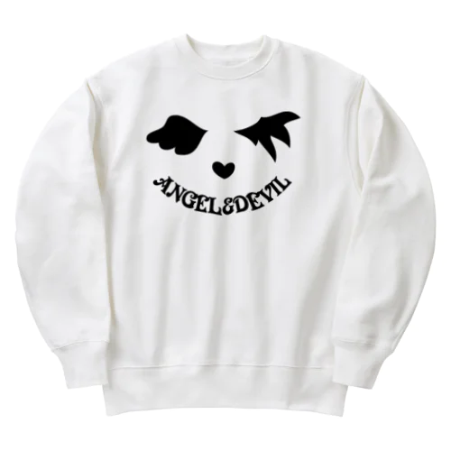 【フロント印刷】エンジェル＆デビル Heavyweight Crew Neck Sweatshirt