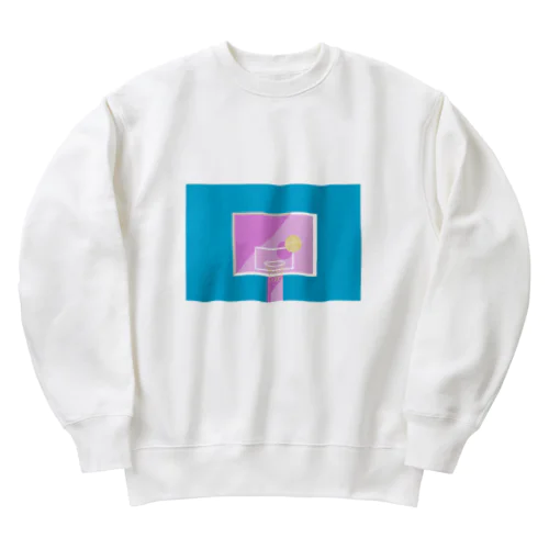 バスケットゴール　昼 Heavyweight Crew Neck Sweatshirt