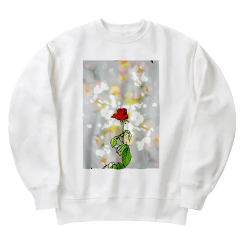 薔薇 Heavyweight Crew Neck Sweatshirt